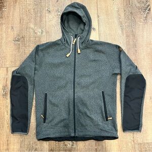 Fjallraven Ovik Fleece Hoodie in Dark Grey
